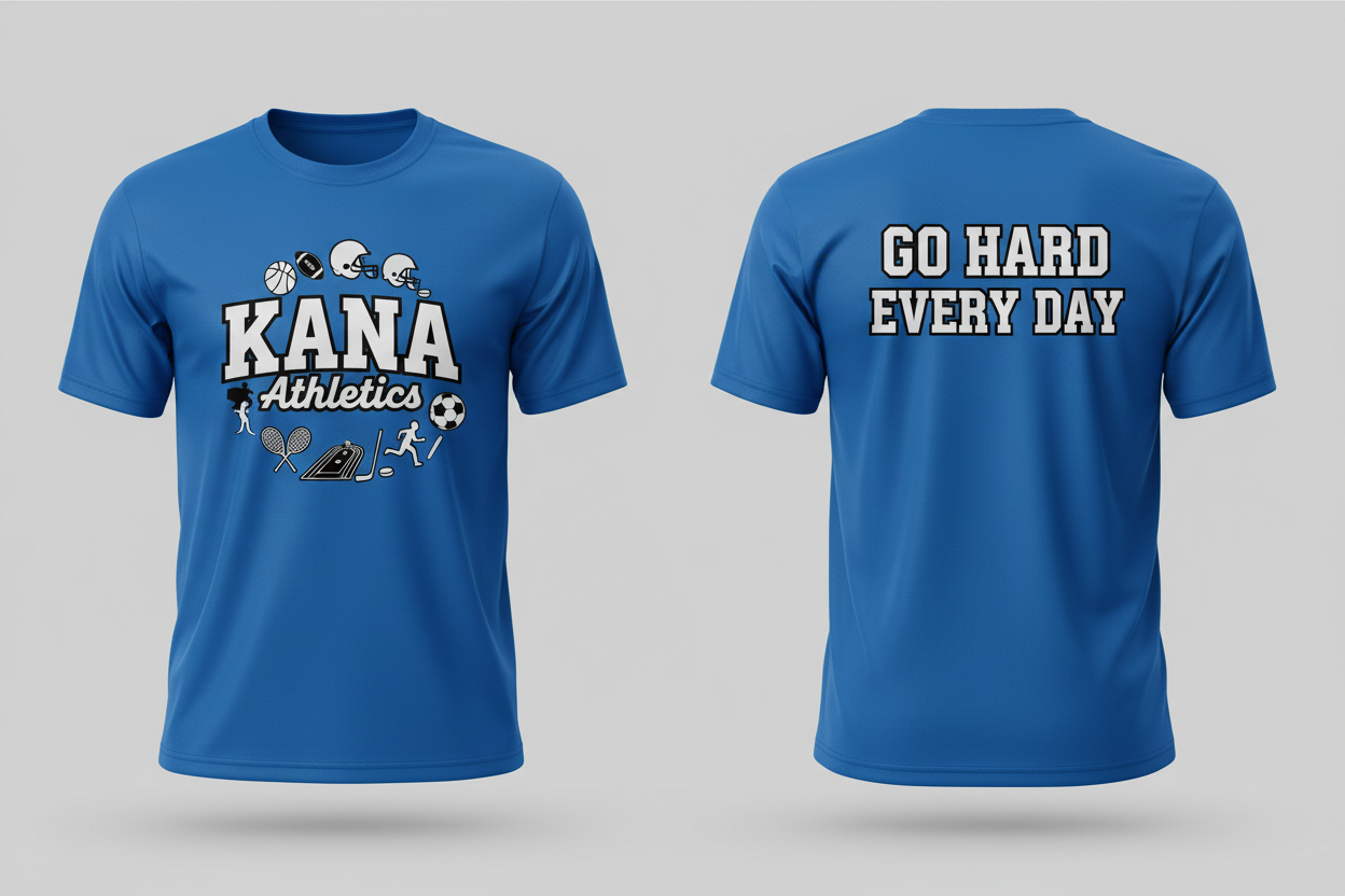 KANA Athletics All Sports - Front and Back